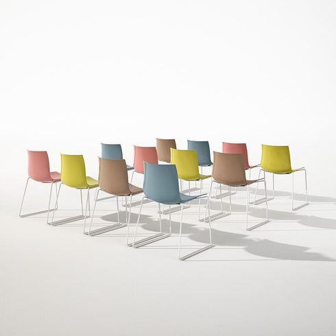 Catifa 46 0251 Chair Unicolored Frame White